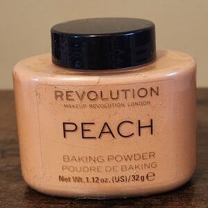 Revolution Peach Baking Powder Makeup Loose Setting Powder - Peach